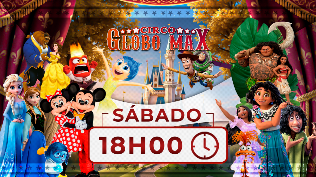 Circo Globo Max | Temporada PALHOÇA | Sessão 22/08 18H00